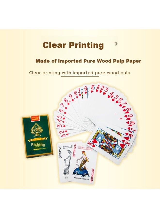 فيشينغ Fishing Premium Entertainment Gathering Durable Table Game High-grade Cards 100 Pairs Set 8068 - Image 4