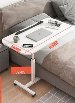 Home Office Computer Table Adjustable Height Laptop Desk with Wheels