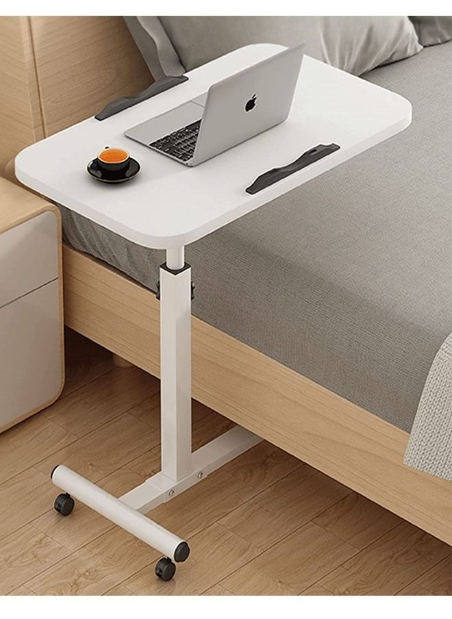 NKX - Home Office Computer Table Adjustable Height Laptop Desk with Wheels - Image 1