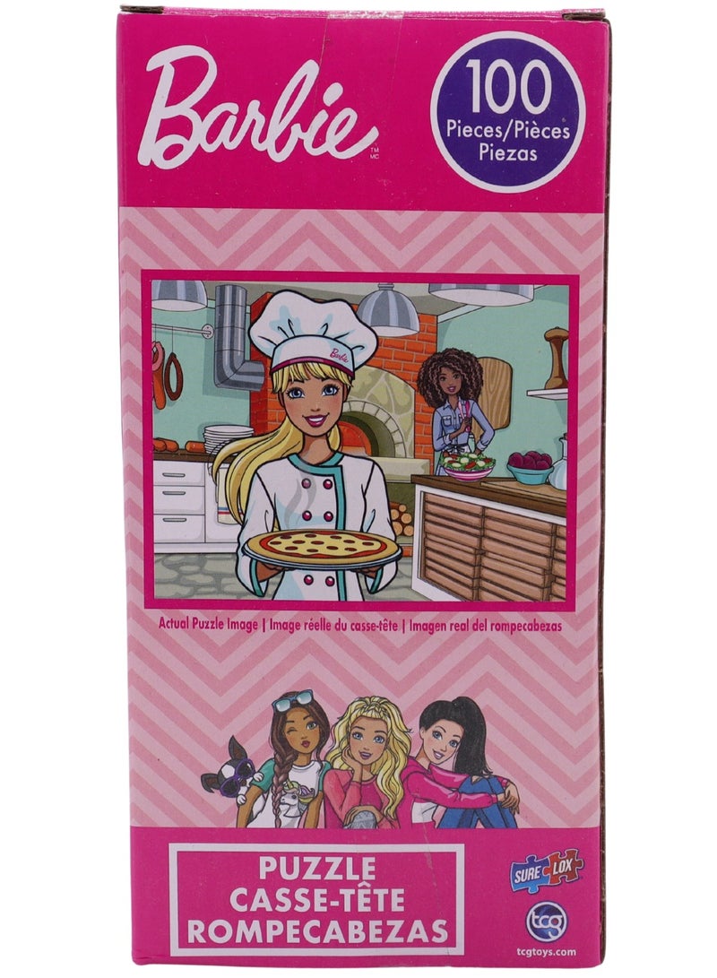 tcg Barbie and Christie Pizza  100 Piece Jigsaw Puzzle - Image 2