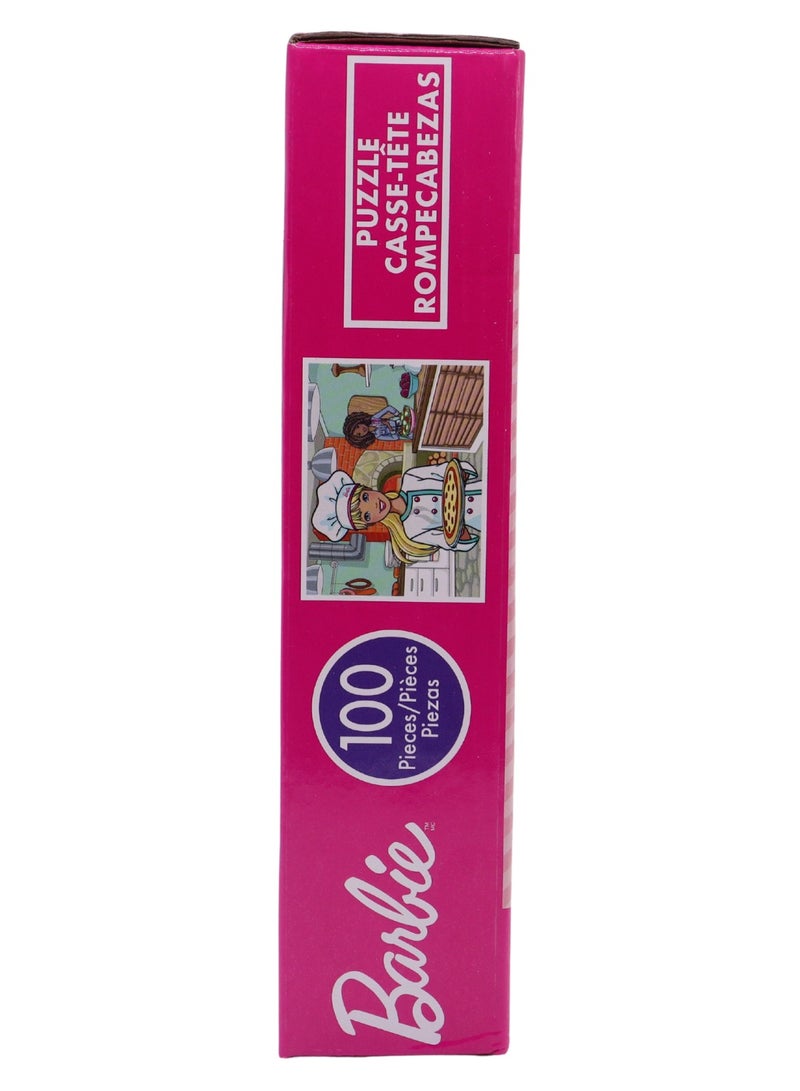 tcg Barbie and Christie Pizza  100 Piece Jigsaw Puzzle - Image 3