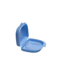Generic Braces Storage Box Orthodontic Retainer Bracket Box Portable Denture Storage Box Blue  - Image 1