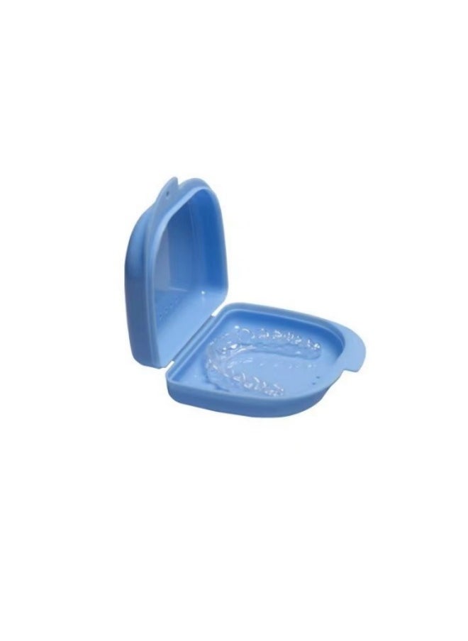 Generic - Braces Storage Box Orthodontic Retainer Bracket Box Portable Denture Storage Box Blue - Image 1