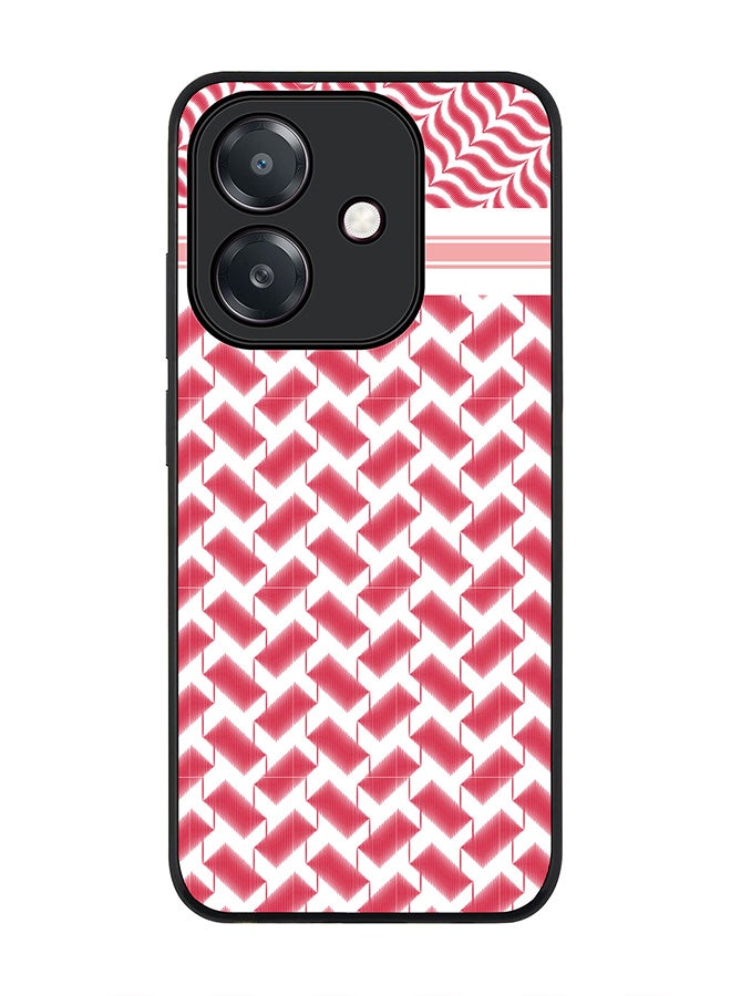 Stylizedd For Oppo A5i Case,Slim fit Camera Protection, Shockproof Thin Phone cover  - Shemag (Red)