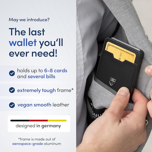 TRAVANDO Swype Slim Wallet for Men Metal RFID Blocking Mens Wallet Card Case (Without AirTag* Pocket) - Image 2