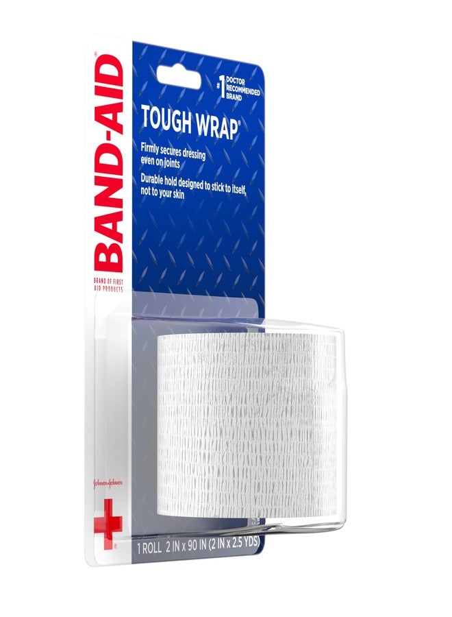 Band-Aid Brand of First Aid Products Tough Wrap Self-Adhesive Bandage Wrap, Elastic & Water-Resistant for Minor Wound Care & Dressing, Flexible Fabric, Lightweight, Durable, 2 in by 2.5 yd - Image 5