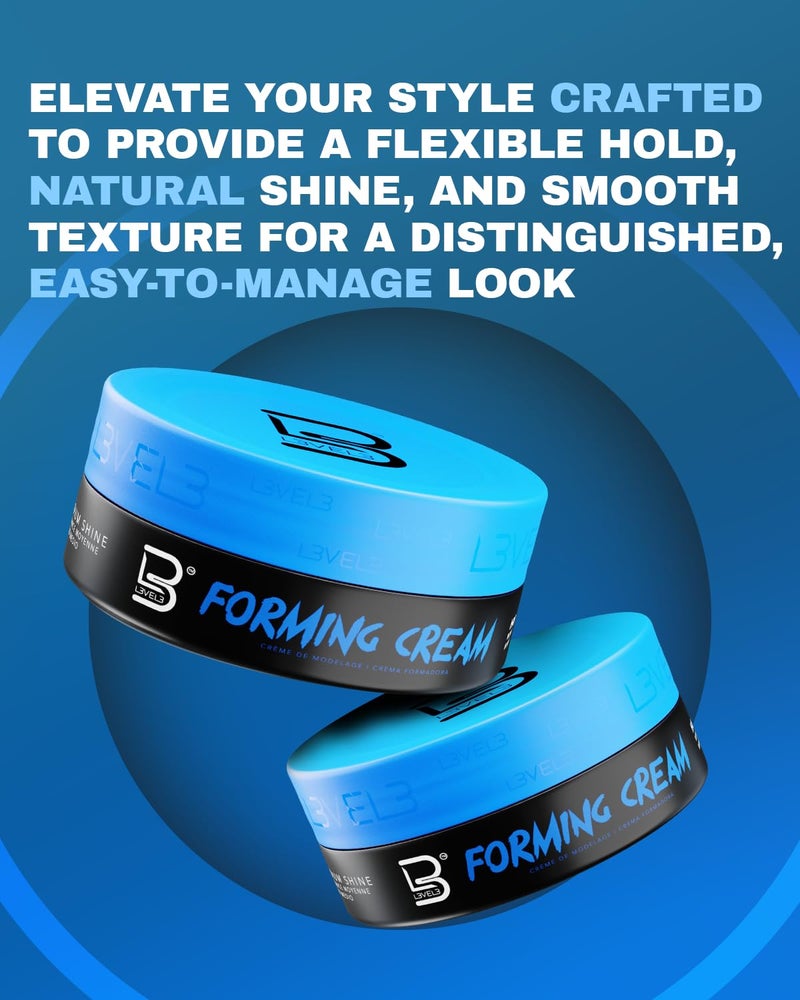 L3 - كريم تشكيل المستوى 3 - تسريحة شعر بمظهر طبيعي - يحسن الحجم - بدون لزوجة - كريم شعر مستوى ثلاثة (1) - Image 4