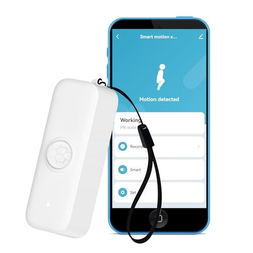 SENCKIT Wi-Fi Motion Sensor: Smart Motion Detector PIR Infrared Motion Sensor for Alarm System & Smart Home Automation, App Remote Monitoring, Compatible with Alexa (1-Pack) - Image 1
