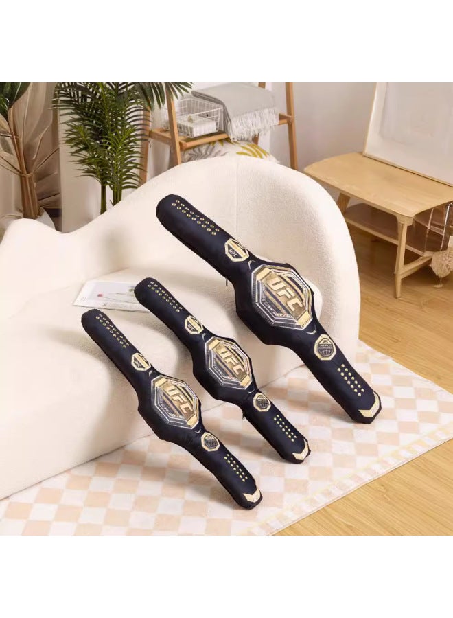 Printed UFC Gold Belt Pillow Home Long Pillow Leg Clip Long Pillow Sofa Pillow Bedside Pillow Car Pillow-Specifications:85cm 0.5kg-Color:ufc Gold Belt  - Image 4