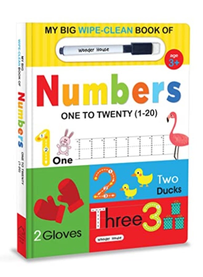 My Big Wipe And Clean Book Of Numbers For Kids 1 To 20