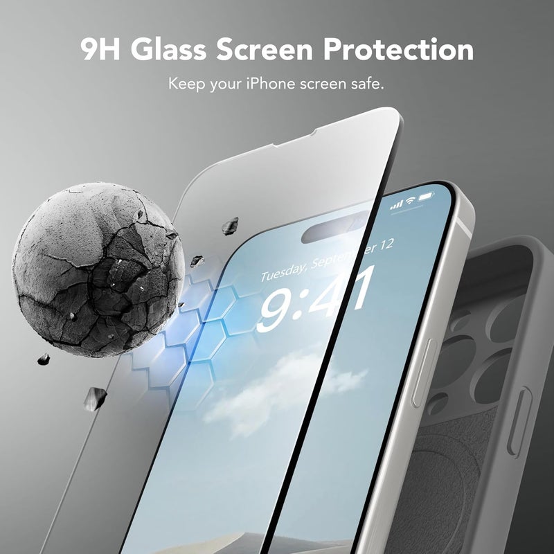 SUYDANBOX Magnetic Case for iPhone 13 Pro 6.1" Compatible with MagSafe Full Camera Protection, Screen Protector, Silicone Shockproof Protective Phone Case for iPhone 13 Pro - Image 4