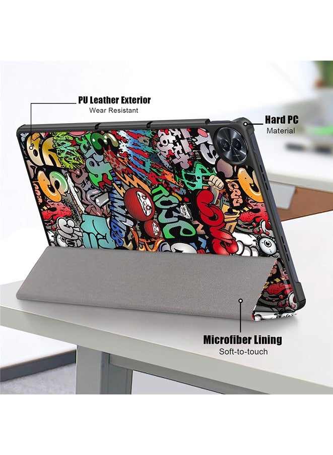 Case For Realme Pad 2 11.5" 2023, Multi-Viewing Angles, All New PU Leather Cover with Stand Function Feature, Slim Flip Case (TY) - Image 5