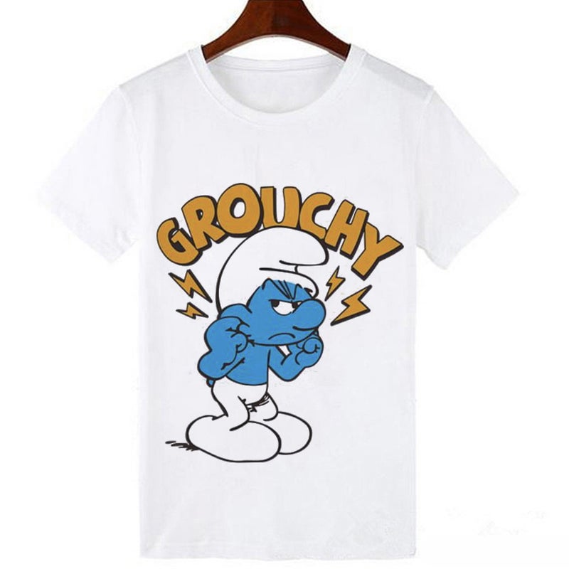 [Same day hair] spot cross-border short-sleeved printed cartoon source T-shirt women's fashionable top - Image 2