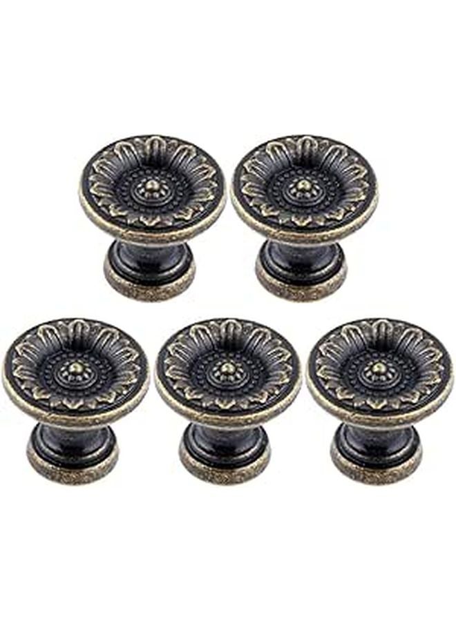 Antique Cabinet Handles 25x21mm 5pcs Vintage Furniture Hardware Drawer Pulls - Image 1