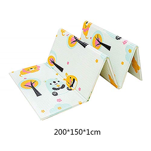 VDHJA Anti Skid Waterproof Foldable Child Climbing Baby Floor Mat (Multicolour) - Image 3