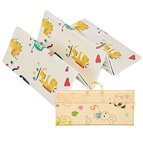 VDHJA Anti Skid Waterproof Foldable Child Climbing Baby Floor Mat (Multicolour) - Image 1