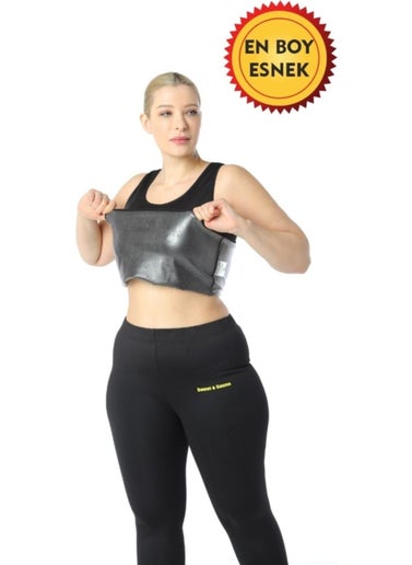 TECHNO 8Q Thermal Women's Tank Top and Tights Exercise Tracksuit Set  - Image 2