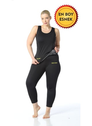 TECHNO 8Q Thermal Women's Tank Top and Tights Exercise Tracksuit Set  - Image 1