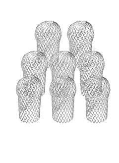 Y&D Gutter Guards, KASTWAVE 3.5 Inch Expandable Aluminium Filter Strainer, Strainer Downspout Protectors for Preventing Blockage Leaves Debris (8 Pack)  - Image 1