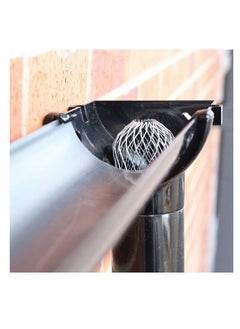 Y&D Gutter Guards, KASTWAVE 3.5 Inch Expandable Aluminium Filter Strainer, Strainer Downspout Protectors for Preventing Blockage Leaves Debris (8 Pack)  - Image 4