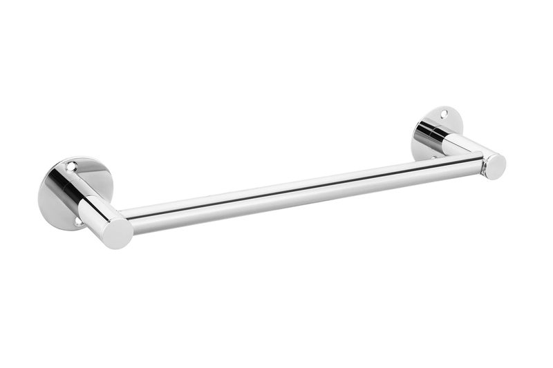 GARBNOIRE Stainless Steel Wall Mounted Towel Bar | Towel Rod | Towel Holder | Hand Towel Rail for Bathroom | Bathroom Accessories (12 Inch) (Pack of 2) - Image 3