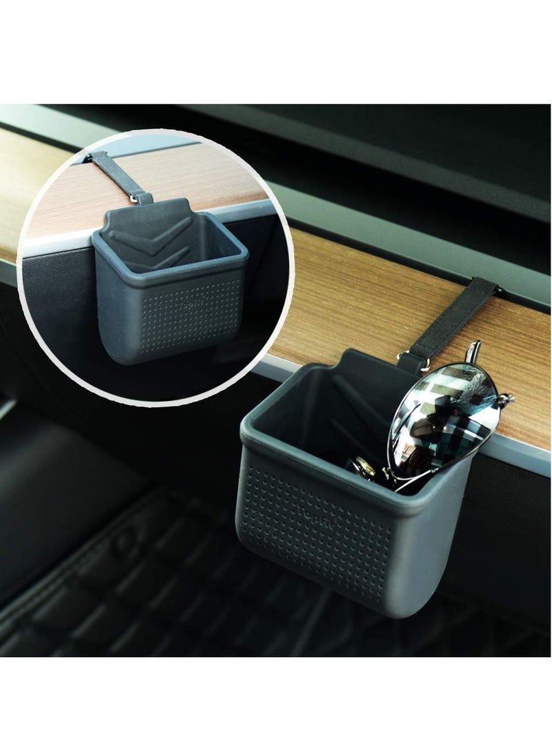 SYOSI Tesla Model 3 Model Y Air Vent Organizer Cell Phone Pouch Sunglasses Holder  - Image 3