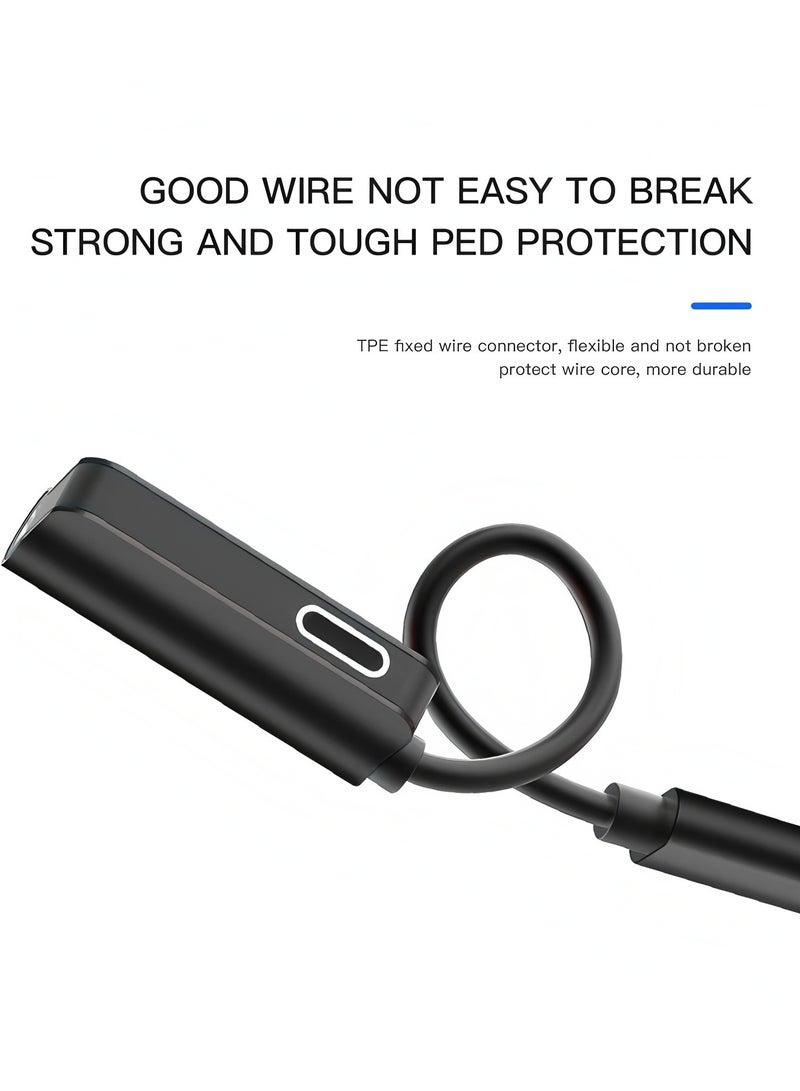 Flyview Lightning to 3.5mm Jack Dongle Splitter(2in1) for Apple MFI Certified for iPhone Aux Adapter Headphone Audio Cable Charger Cord for 7 8 Plus X Xr 14 13 12 11 Pro Max for iPad Charging Music Earphone - Image 4