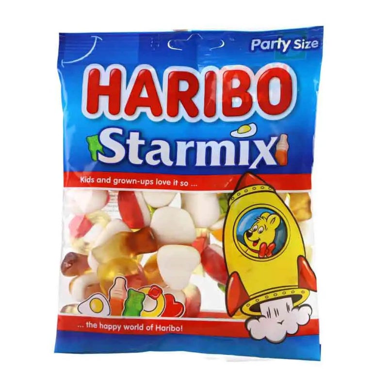 Haribo Starmix Fruit & Cola Flavour Sweet Foam and Jelly Candy- 160gms