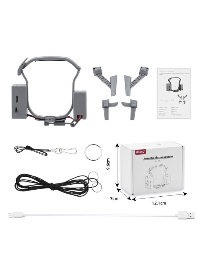 Generic BRDRC For DJI AIR 3 Airdrop Thrower Parabolic Air Gift MAVIC AIR3 Accessories-Color:Thrower  - Image 1