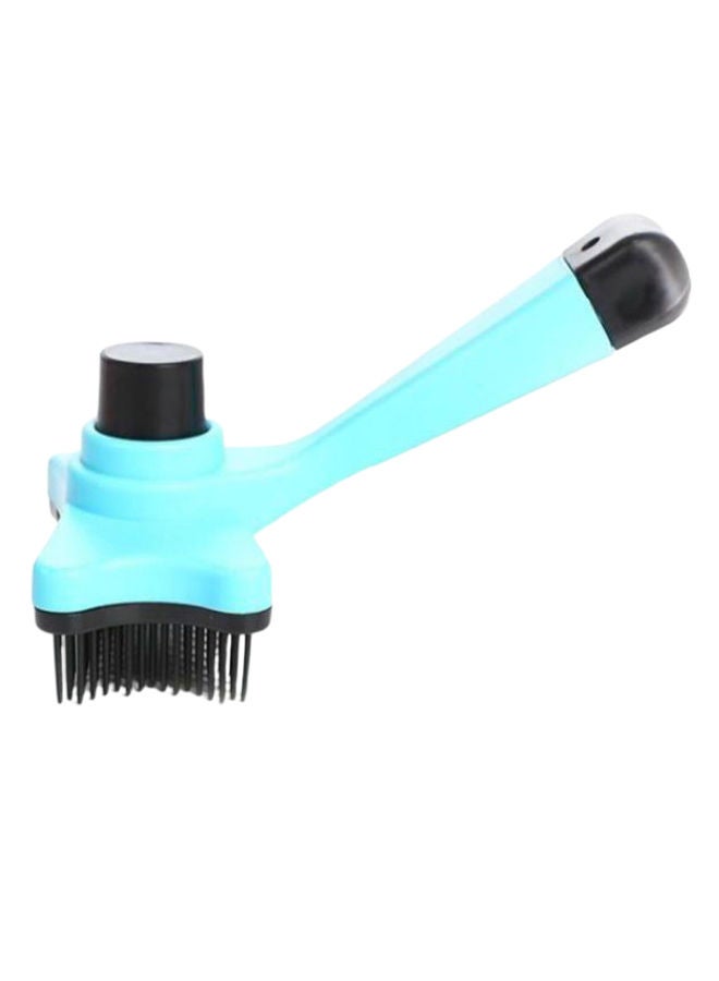 NIBEMINENT Hair Remover Shedding Shower Comb Blue/Black 12 x 6.5cm