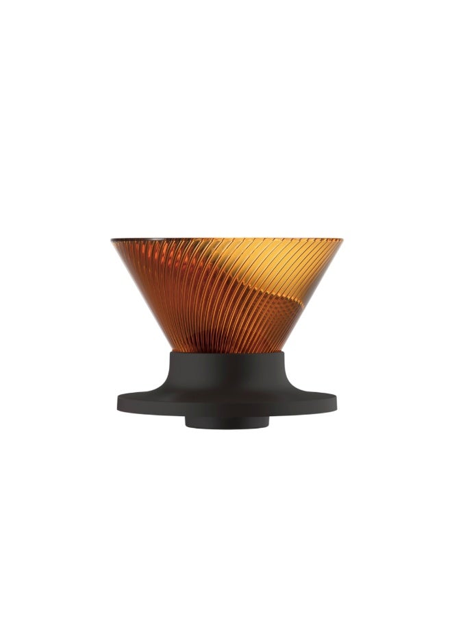 Hario V60 Dripper NEO 02, Amber, 1–4 Cups, PCT Resin - Image 1