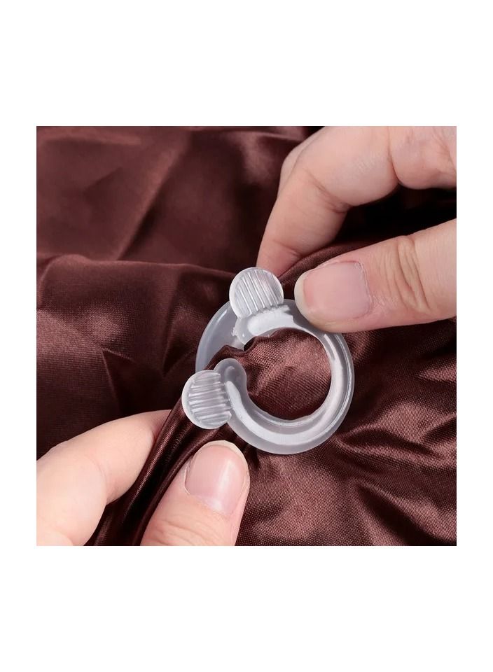4-Pieces Plastic Non-Slip Durable Comforter Clamp,Bed Duvet Fastener Home Holder,Sheet Clip Quilt Gripper Blanket Cover Gadgets - Image 4