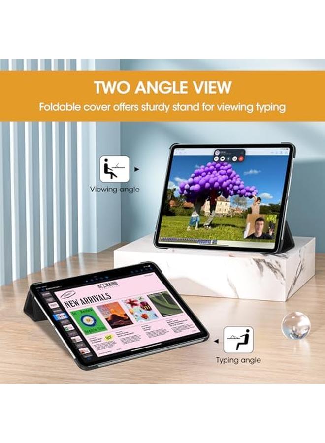 Procases For Ipad Pro 13 Inch Case 2024 M4 7Th Gen Ipad M4 13 Case Smart Folio Ipad Pro 13 Case Slim Stand Hard Shell Back 13 Inch 2024 Ipad Pro Case For A2925 A2926 A3007 Black - Image 5