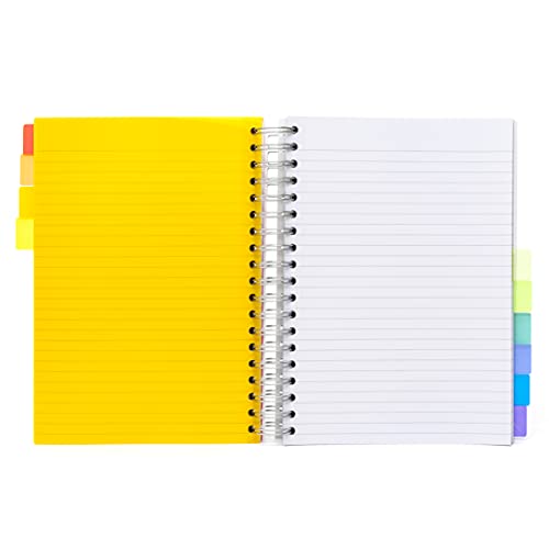 Pukka Pad B5 Subject Notebook with 10 Repositionable Dividers for Organization – 400 Perforated Pages of 80GSM Paper – 200 Sheet Notebook for School, Office, and Home – White, 7.48 x 9.84in - Image 3