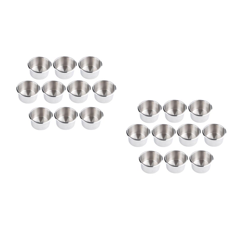 20 pcs A1102 Stainless Steel Drop-in Cup Holder Table Drink Holder for RV Car Truck Camper ( ) - Image 1