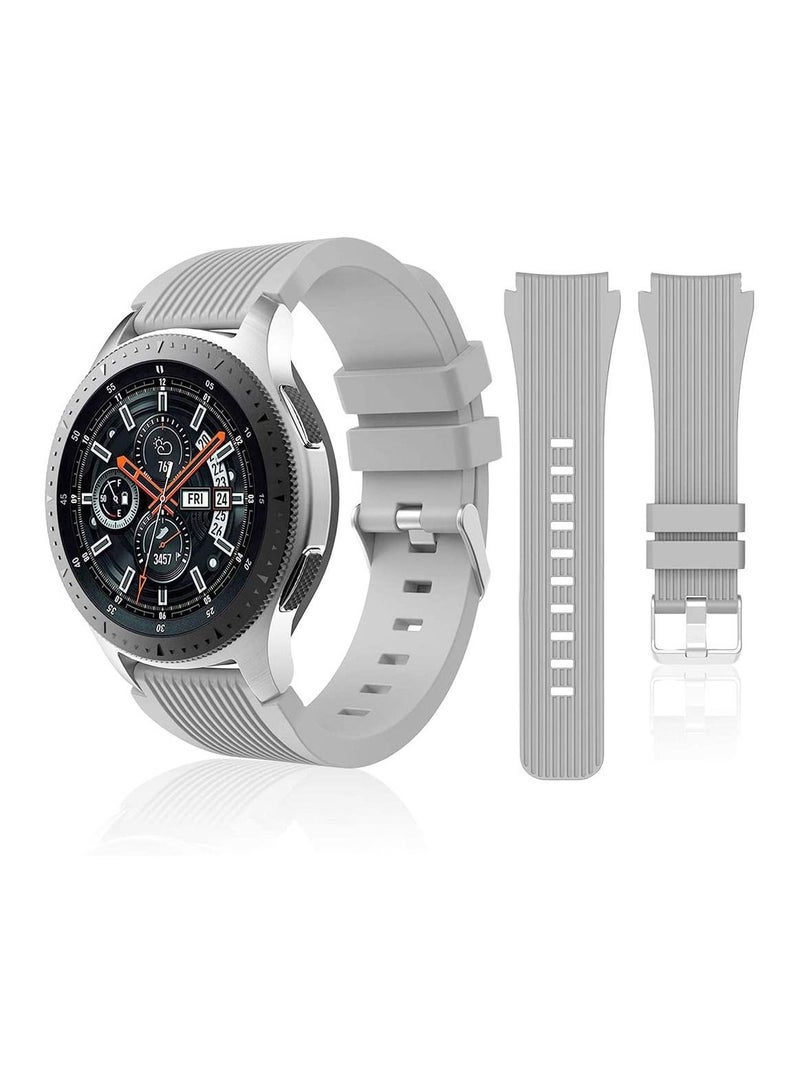 Soft Silicone Bands Bracelet Sports Strap for Men & Women for Samsung Gear S3 Frontier 42mm - Image 1
