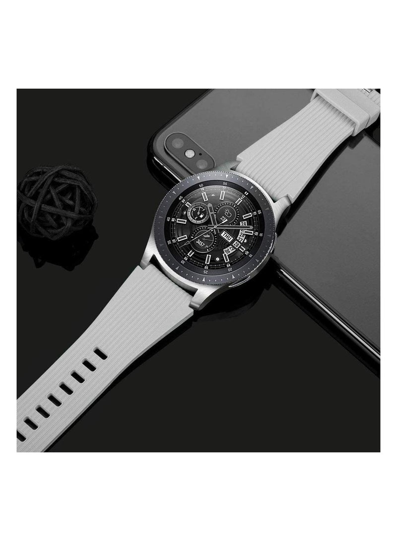 Soft Silicone Bands Bracelet Sports Strap for Men & Women for Samsung Gear S3 Frontier 42mm - Image 5