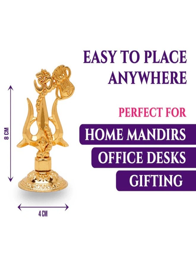 VAMA Siddh Mahakal Trishul for Car Dashboard Ujjain | Shiv Shakti Trishul for Car | Shiva Idol for Car Dashboard | Mahakal Murti for Home, Mandir, Office Desk and Gifting - Image 5
