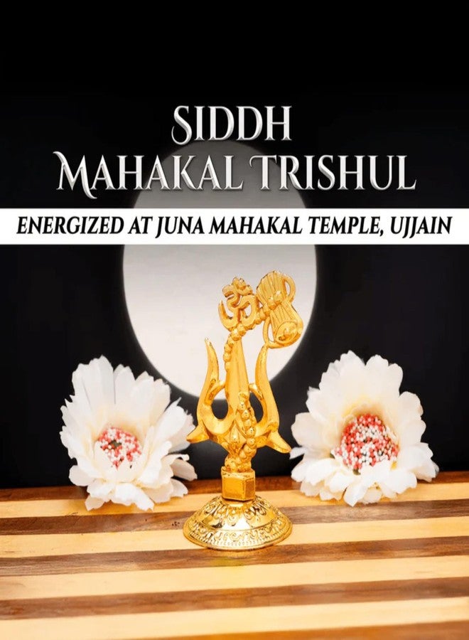 VAMA Siddh Mahakal Trishul for Car Dashboard Ujjain | Shiv Shakti Trishul for Car | Shiva Idol for Car Dashboard | Mahakal Murti for Home, Mandir, Office Desk and Gifting - Image 3