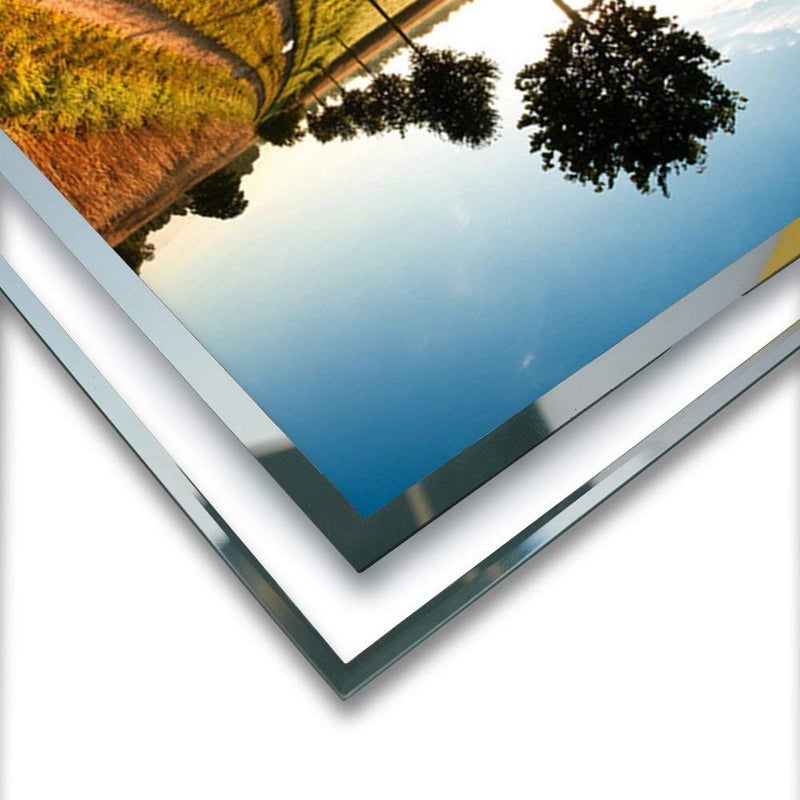 PETAFLOP 8x10 Picture Frame Glass Frames for 8 by 10 Pictures, Tabletop Display Vertically or Horizontally - Image 4