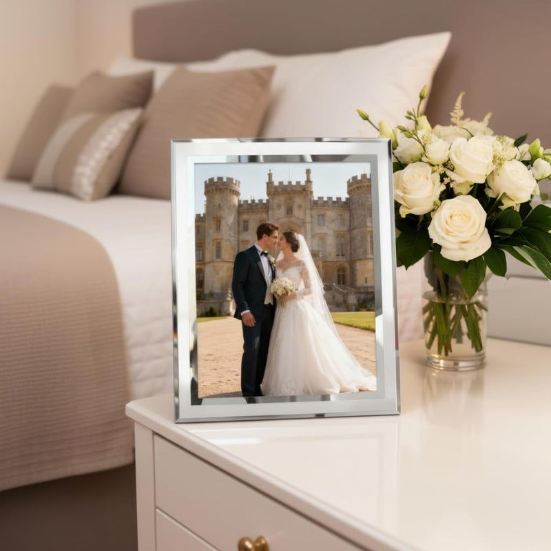PETAFLOP 8x10 Picture Frame Glass Frames for 8 by 10 Pictures, Tabletop Display Vertically or Horizontally - Image 5