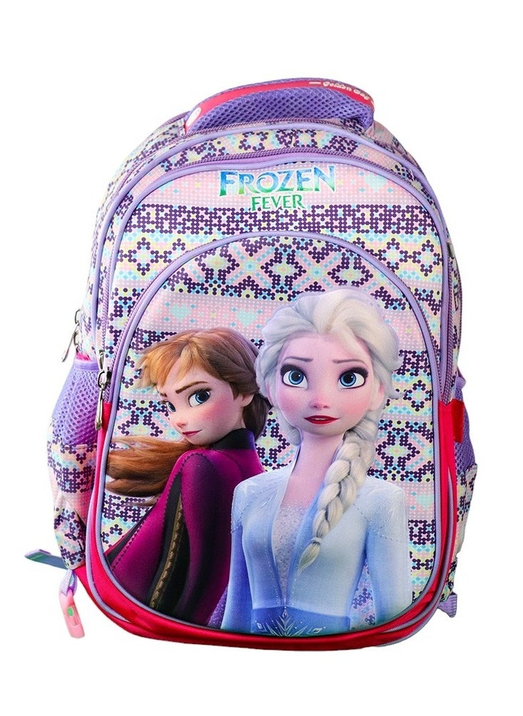 Generic Disney Frozen Fever 3D School Backpack with 2 Bags - G.B  - Image 2