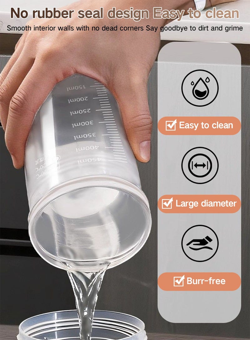 GOOGO Food Storage Containers, Food-Grade Storage Containers, Household Kitchen Storage and Dispensing Bottles, Suitable for Storing and Dispensing Kitchen Seasonings, Coffee Dispensing Bottles, Tea Dispensing Bottles, Suitable for Kitchen, Home, and Daily Storage - Image 5