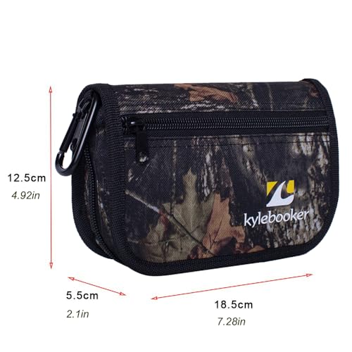 Kylebooker Fishing Lure Storage Bag Spinner Baits Wallet Case (Camouflage) - Image 3