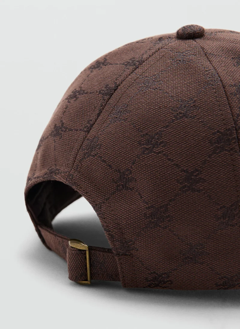 Mango  Cap with printed logo for Women | Best Price UAE