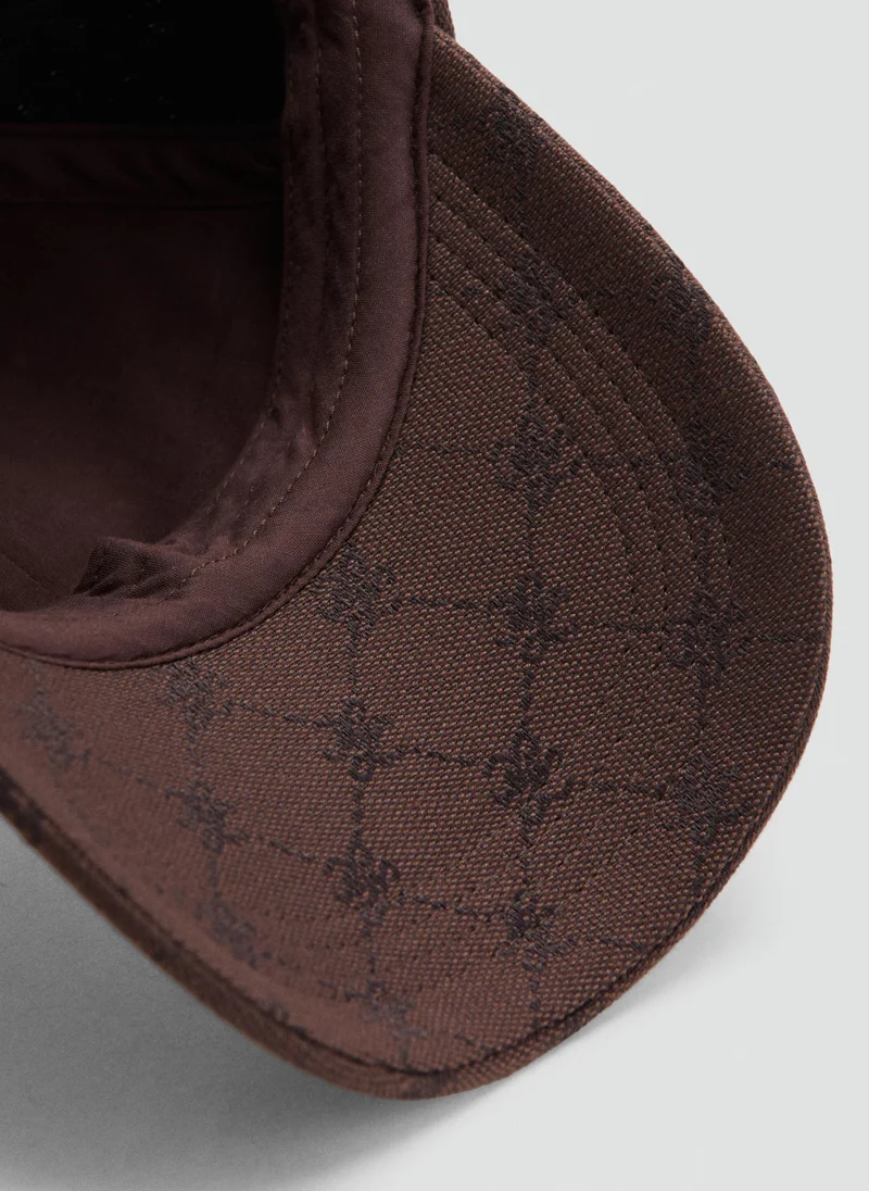 Mango  Cap with printed logo for Women | Best Price UAE