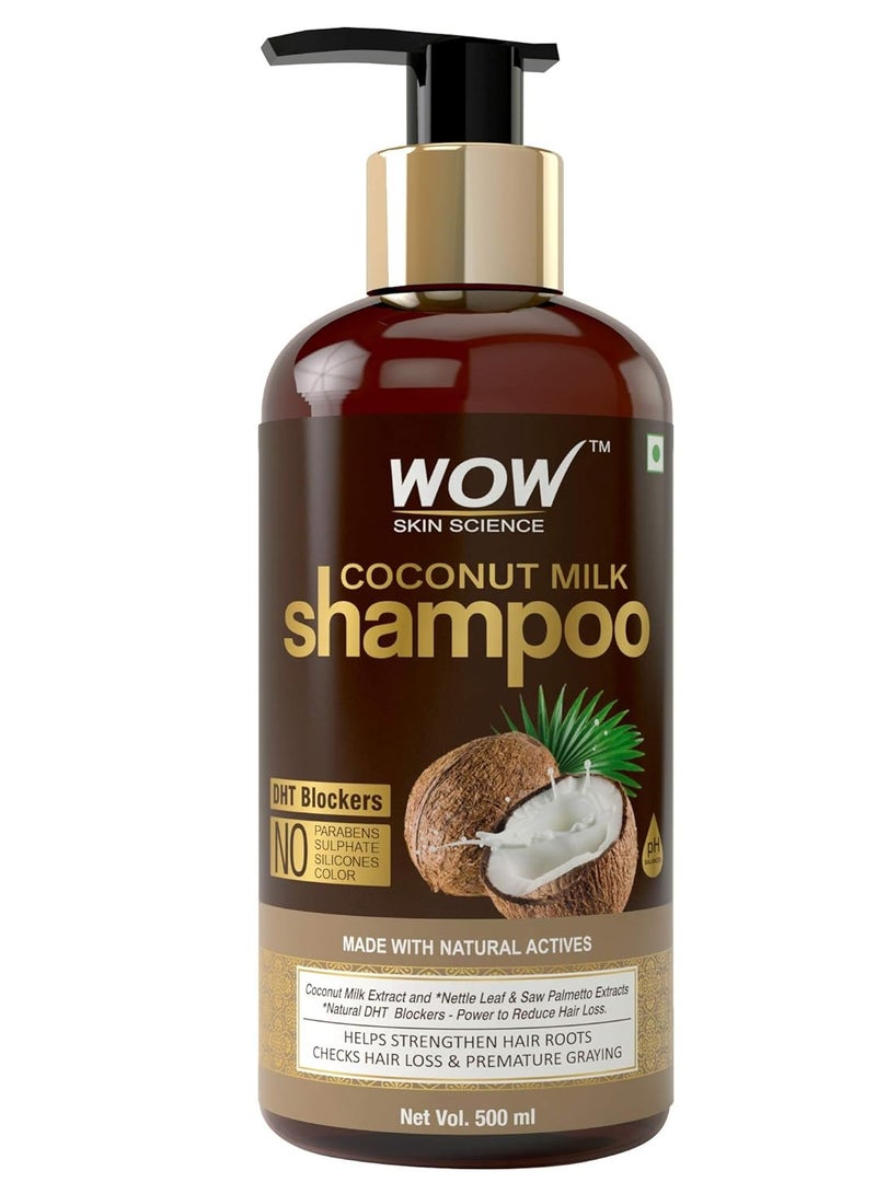 Skin Science Coconut Milk No Parabens, Sulphate, Silicone, Salt & Color Shampoo, 500mL