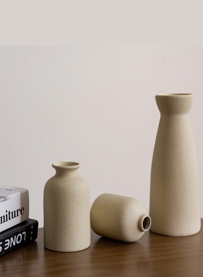 ميكسد 3 PCS الزهرة السيراميكية الزهرة الصغيرة الزهرة للديكور,الديكور المنزلي الحديث,الزهرة للديكور,زهرة عشب بامباس,الزهور المجففة الزهرة,غرفة المعيشة,رف الطاولة,Centerpieces الديكور - Image 4