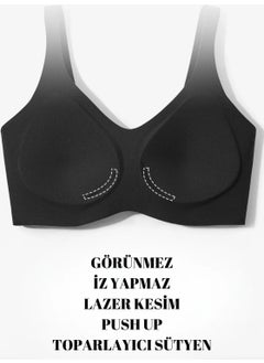 TECHNO 8Q Seamless Padded Soft Non-Trace Laser Cut Non-wired Push Up Invisible Bra  - Image 4
