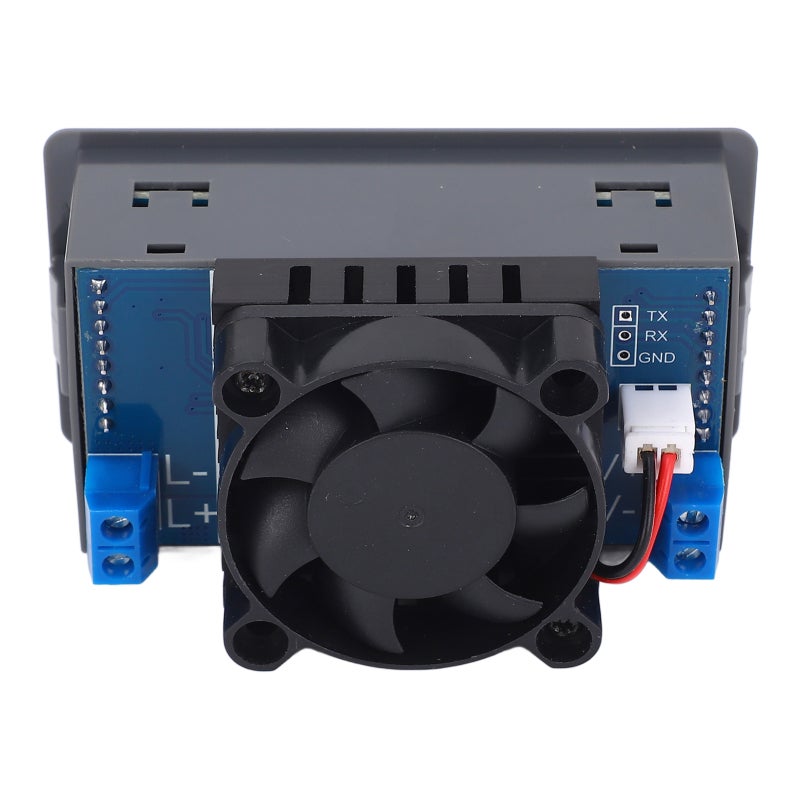 Adjustable Load Module 0.01A Accurate Locking - Intelligent Temperature Controlled Fan Electronic Load Tester for DC Power Capacity & Voltage Testing - Image 1